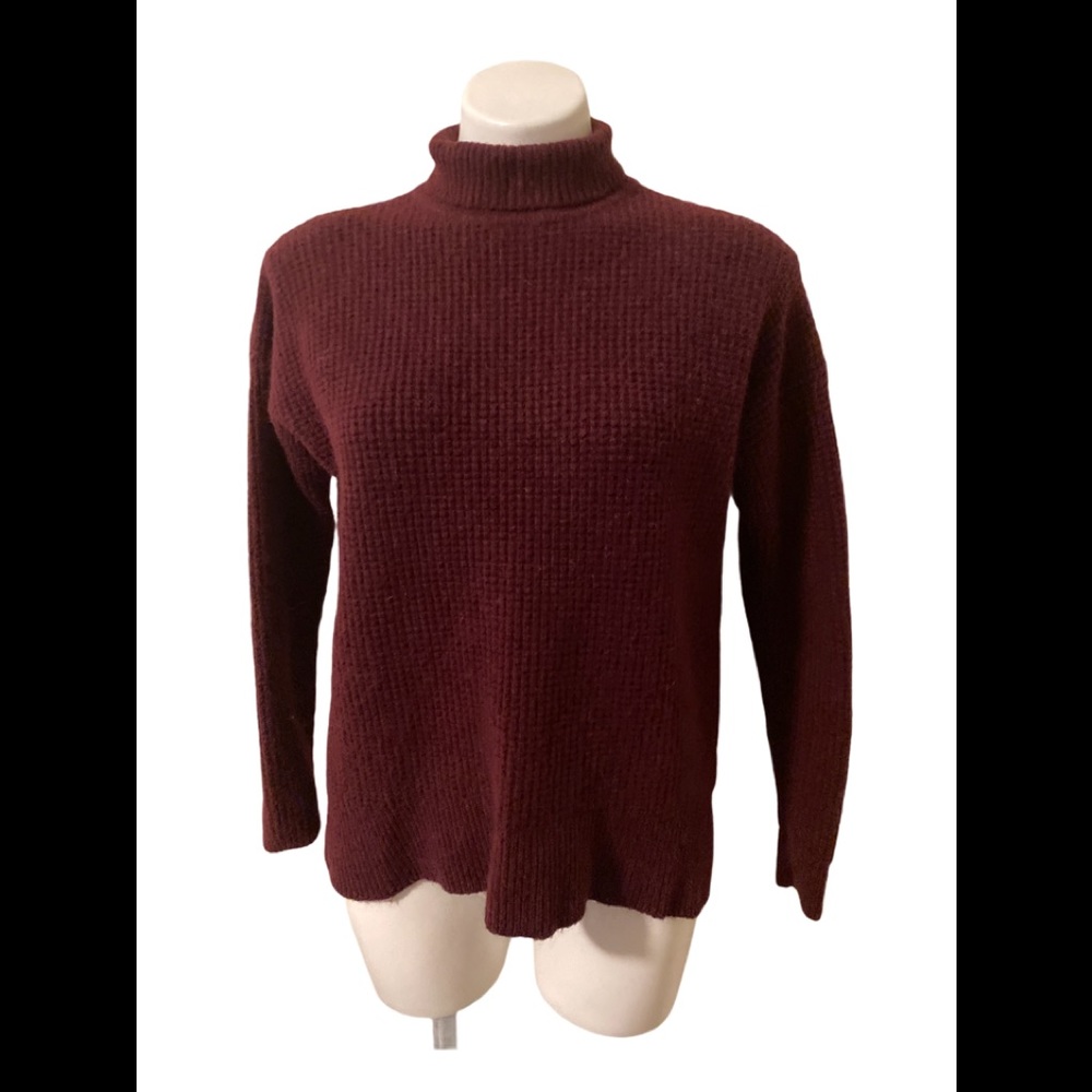 Madewell Wafflestitch Turtleneck Sweater - Picture 3 of 5